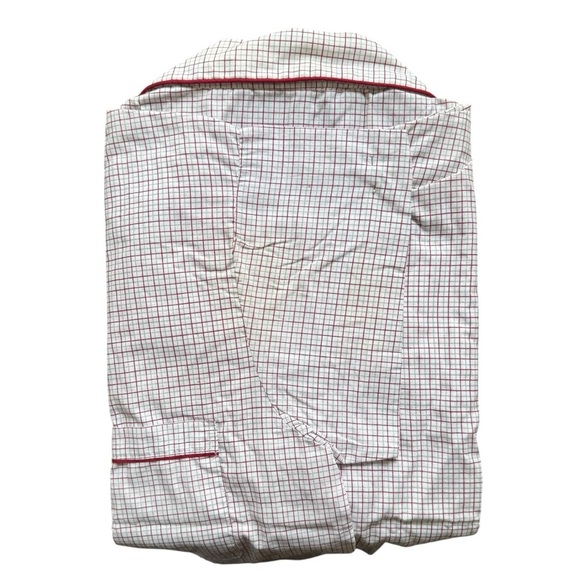 Botany 500 Permanent Press Men’s Plaid Button Down Pajama Shirt Size Large - Picture 6 of 8